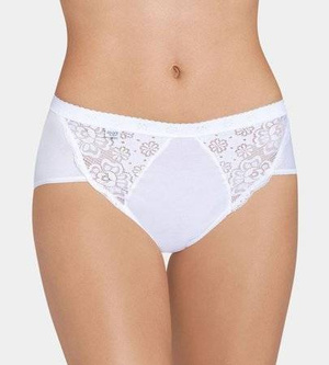 Women's cotton briefs Sloggi chic tai white