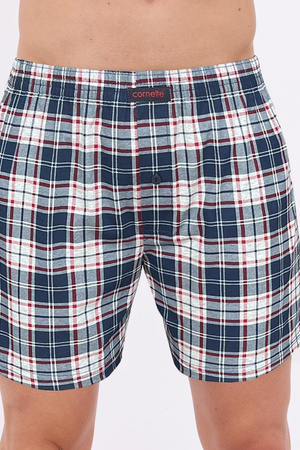 Herren Boxershorts Comfort Cornette aus Baumwolle, locker, meliert, 002/308