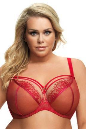 Soft bra Gorsenia K496 red Paradise