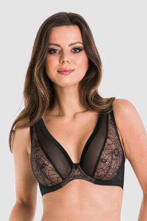 Bralette-BH Tivoli Mediolano schwarz 19181