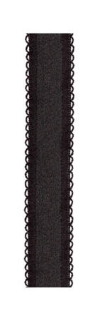 Fabric straps Julimex RB-404 black 16mm