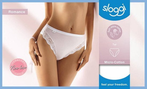 Women's panties Sloggi romance tai white
