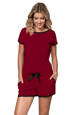 Margot viscose nightshirt burgundy Nipplex 71