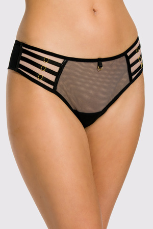 Damen Brazilians Mediolano Naked 19064/1 schwarz und beige