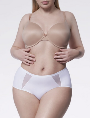 Pearl Julimex Mesh hoher Slip weiß