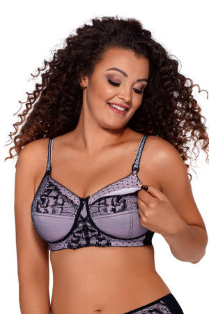 Ava nursing bra purple AV 2009