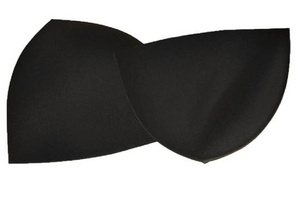 Julimex schwarze Push-up-Bikinieinsätze WS-18