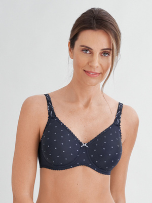 Secret Delight Felina soft bra, navy blue 202292