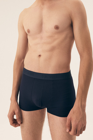 Henderson Domme Men's Viscose Boxer Shorts 2-Pack Black 42827