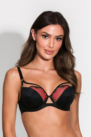 Calypso Mediolano soft plunge bra black 19208