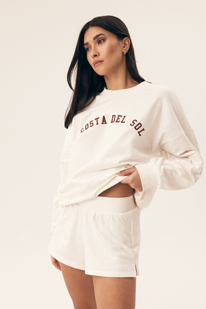 Women's tracksuit pajamas Henderson Nimes cream 42678