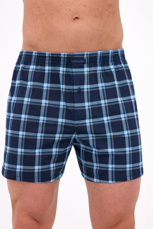 Men's loose cotton Comfort Cornette boxer shorts navy blue 002/322