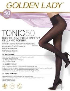 Golden Lady Tonic 50 DEN black opaque tights