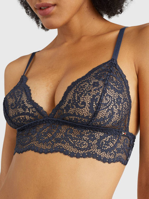 Lace bralette Tommy Hilfiger navy blue UW0UW03807