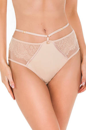 High women's panties Mediolano Delice beige 19091