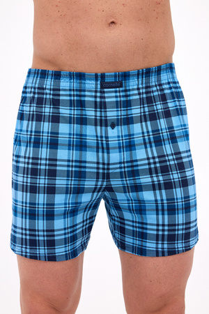 Lockere Herren Boxershorts Comfort Cornette aus Baumwolle blau 002/321
