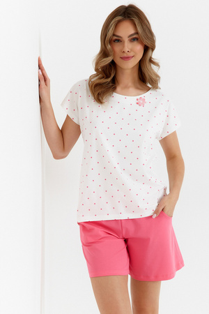 Damen Baumwollpyjama Cana creme 444