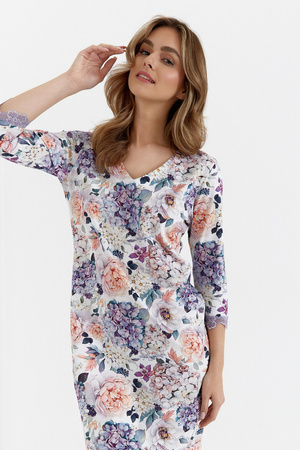 Cana Baumwollnachthemd mit Blumen 471