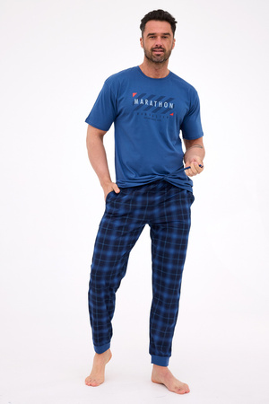 Herren-Kurzarmpyjama Marathon 2 Cornette Jeans 462/302