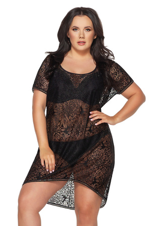 Ava schwarzes Strandkleid SP22