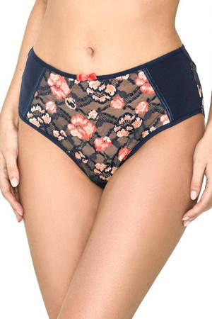Mediolano Demi women's full panties navy blue 19123