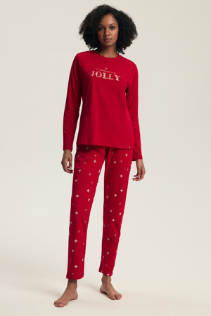 Henderson Women's Christmas Cotton Pajamas Red 43718