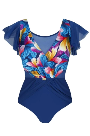 Self Goa 7 ärmelloser Badeanzug blau 1006GO7