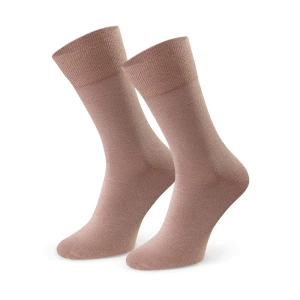 Steven Herrenanzugsocken aus Baumwolle, dunkelbeige 056