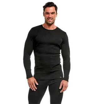 Authentic Cornette long sleeve T-shirt black 214